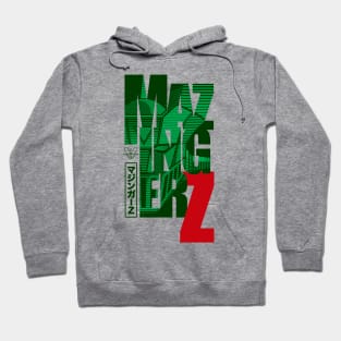 168 Mazinger Z Font Hoodie